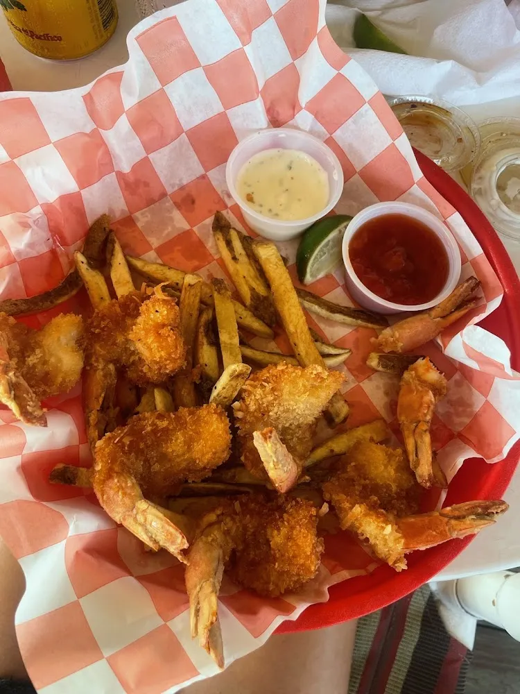 Coconut Gulf Shrimp w Hand Cut Fries