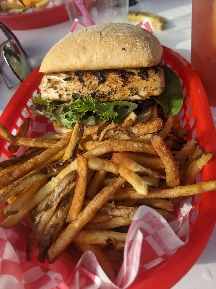 Mahi Mahi Jerk Chicken Sandwich